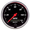 AutoMeter 1480 Designer Black Electric 3-3/8" Air-Core Speedometer Gauge, 0-120 MPH