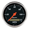 AutoMeter 1487 Designer Black Electric 3-1/8" Air-Core Speedometer Gauge, 0-120 MPH