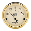 AutoMeter 1538 Golden Oldies 2-1/16" Air-Core Water Temperature Gauge, 100-250 F Electric