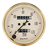 AutoMeter 1593 Golden Oldies 3-1/8" Speedometer Gauge, 0-120 MPH Mechanical