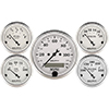 AutoMeter 1602 Old Tyme White 3-1/8" & 2-1/16" 5pc. Electric Speedometer Gauge Set