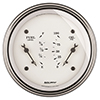 AutoMeter 1613 Old Tyme White 3-3/8" Air-Core Dual Gauge, 100 PSI / 240-33 Ohms Electric