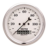 AutoMeter 1679 Old Tyme White 3-3/8" Air-Core Speedometer Gauge, 0-120 MPH Electric