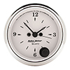AutoMeter 1686 Old Tyme White 2-1/16" Quartz 12 Hour Clock Gauge Electric