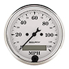 AutoMeter 1688 Old Tyme White 3-1/8" Air-Core Speedometer Gauge, 0-120 MPH Electric