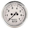 AutoMeter 1694 Old Tyme White 2-1/16" Air-Core In-Dash Tachometer Gauge, 0-7,000  RPM Electric