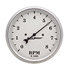 AutoMeter 1699 Old Tyme White 5" Air-Core In-Dash Tachometer Gauge, 0-8,000  RPM Electric