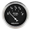 AutoMeter 1717 Old Tyme Black 2-1/16" Air-Core Fuel Level Gauge, 240-33 Ohms Electric