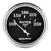 AutoMeter 1737 Old Tyme Black 2-1/16" Air-Core Water Temperature Gauge, 100-250 F Electric