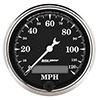AutoMeter 1787 Old Tyme Black 3-1/8" Air-Core Speedometer, 0-120 MPH Electric