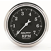 AutoMeter 1797 Old Tyme Black 2-1/16" Air-Core In-Dash Tachometer Gauge, 0-7,000  RPM Electric