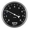 AutoMeter 1799 Old Tyme Black 5" In-Dash Tachometer, 8,000  RPM Electric