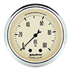 AutoMeter 1821 Antique Beige 2-1/16" Oil Pressure Gauge, 0-100 PSI Mechanical