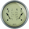 AutoMeter 1824 Antique Beige 3-3/8" Oil/Fuel Dual Gauge, 0-90 Ohms Electrical