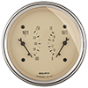 AutoMeter 1830 Antique Beige 3-3/8" Water/Volt Dual Gauge, 100-250 f / 8-18V Electrical