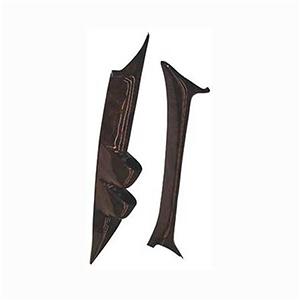 AutoMeter Gauge Mount, A-Pillar Set, Full, Dual, 2 1/16", Wood Grain, Super Duty 99-07