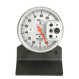 AutoMeter 19264 Pro-Cycle 5" Air-Core Tachometer Gauge, 0-9,000  RPM, Silver
