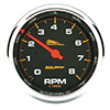 AutoMeter 19300 Pro-Cycle 3-3/4" Air-Core Tachometer Gauge, 0-8,000  RPM, Black