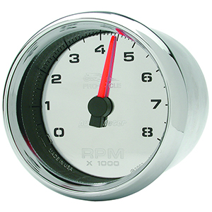 AutoMeter 19308 Pro-Cycle 2-5/8" Air-Core Tachometer Gauge, 0-8,000  RPM, Chrome