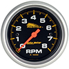 AutoMeter 19324 Pro-Cycle 2-5/8" Air-Core Tachometer Gauge, 0-8,000  RPM, Black
