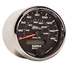 AutoMeter 19344 Pro-Cycle 2-5/8" Air-Core Electric Speedometer, 0-160 MPH, 0-260 KPH, Black