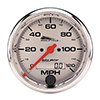 AutoMeter 19352 Pro-Cycle 3-3/4" Air-Core Electric Speedometer, 0-120 MPH, Silver