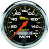 AutoMeter 19354 Pro-Cycle 3-3/4" Air-Core Electric Speedometer, 0-160 MPH, Black