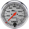 AutoMeter 19356 Pro-Cycle 3-3/4" Air-Core Electric Speedometer, 0-160 MPH, Silver