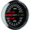 AutoMeter 19466 Pro-Cycle 5" Direct Fit Tachometer/Speedometer Combo Gauge, 8,000  RPM / 120 MPH, Black