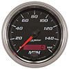 AutoMeter 19689 Pro-Cycle 3-3/8" Air-Core Electric Programmable Speedometer, 0-160 MPH, Black