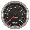 AutoMeter 19698 Pro-Cycle 3-3/8" Air-Core Tachometer Gauge, 0-10,000  RPM, Black