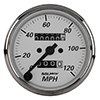AutoMeter 1993 American Platinum 3-1/8" Speedometer Gauge, 0-120 MPH Mechanical
