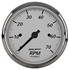 AutoMeter 1995 American Platinum 3-1/8" In-Dash Tachometer Gauge, 0-7,000  RPM Electrical