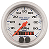 AutoMeter Gauge, Speedometer, 3 3/8", 100mph, GPS, Marine White