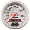 AutoMeter Gauge, Speedometer, 3 3/8", 140mph, GPS, Marine White