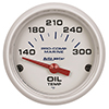 AutoMeter Gauge, Oil Temp, 2 1/16", 140-300ºF, Electric, Marine White