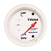 AutoMeter Gauge, Trim Level, 2 5/8", 0?Down-90?Up, Electric, Marine White