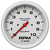AutoMeter Gauge, Tachometer, 5", 10k  RPM, Marine White