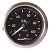 AutoMeter 201006 Cobra Mechanical 2-1/16" Oil Pressure Gauge, 0-100 PSI