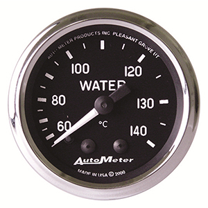 AutoMeter 201007 Cobra Mechanical 2-1/16" Water Temperature Gauge, 60-140 c