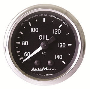 AutoMeter 201008 Cobra Mechanical 2-1/16" Oil Temperature Gauge, 60-140 c