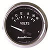 AutoMeter 201009 Cobra Electric 2-1/16" Air-Core Voltmeter Gauge, 8-18V