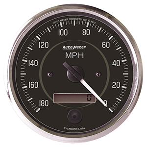 AutoMeter 201013 Cobra Electric 4" Air-Core Speedometer Gauge, 0-180 MPH