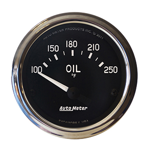 AutoMeter 201018 Cobra Electric 2-1/16" Air-Core Oil Temperature Gauge, 100-250 f