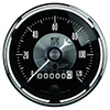 AutoMeter 2088 Prestige Black Diamond 3-3/8" Air-Core Speedometer Gauge, 0-120 MPH Electric