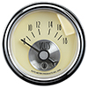 AutoMeter 2092 Prestige Antique Ivory 2-1/16" Air-Core Voltmeter Gauge, 8-18V Electric