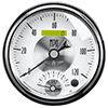AutoMeter 2095 Prestige Pearl 5" Air-Core Tachometer/Speedometer Combo Gauge, 8,000  RPM / 120 MPH Electric