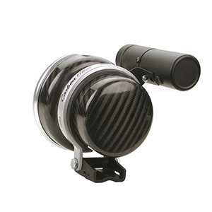 AutoMeter Gauge Cover, for 5" Pedestal Tachometer, Carbon Fiber Cup