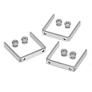 AutoMeter 2225 Replacement Aluminum U-Bracket Kit For 2-1/16" Gauges, Qty 3