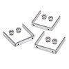 AutoMeter 2225 Replacement Aluminum U-Bracket Kit For 2-1/16" Gauges, Qty 3